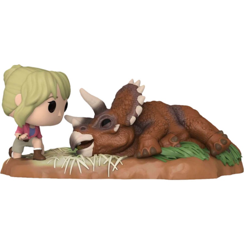 Jurassic Park Dr. Sattler avec Triceratops US exc. Populaire! Moment