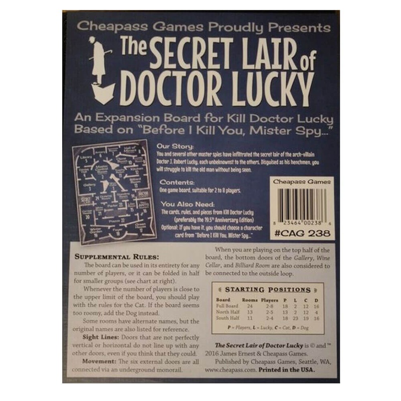 Le jeu secret du jeu de socit Doctor Lucky