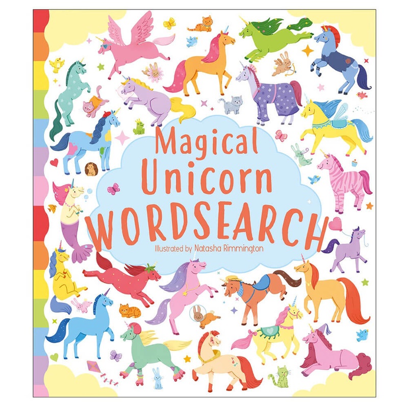 Livre magique de Wordsearch Unicorn