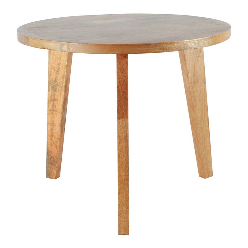 Table basse en bois de mangue Xavi (65x65x45cm)