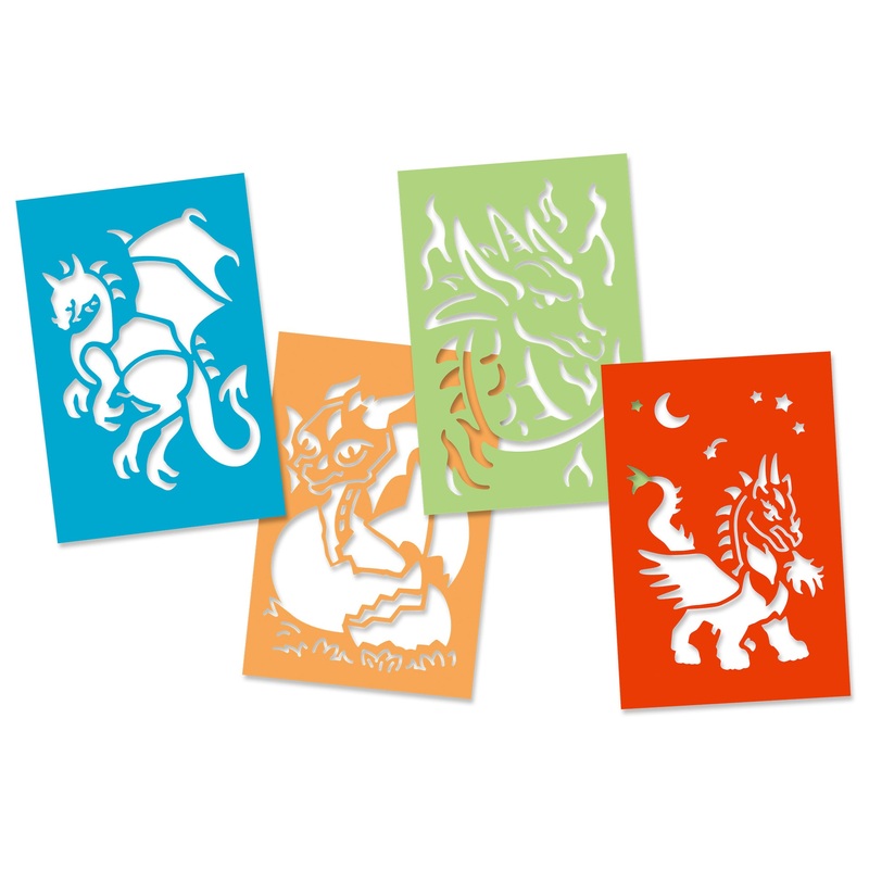 Depesche Dino World Magic Scratch Cards Dragon