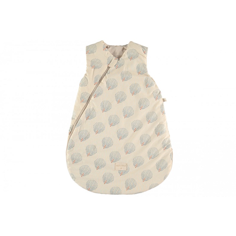 nobodinoz Cocoon Mid Season Sleeping Bag Blue Gatsby/Cream
