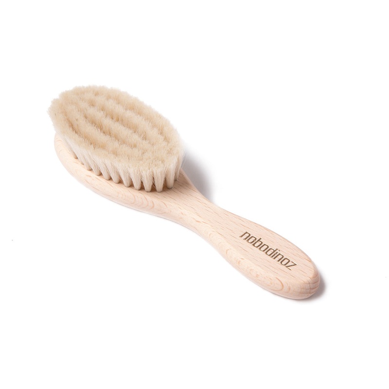 nobodinoz Extra Soft Baby Brush Natural