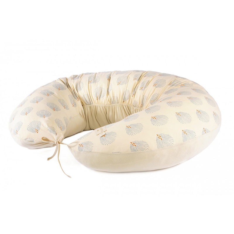 nobodinoz Maternity Pillow Luna Gold Blue Gatsby/Cream