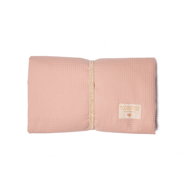 nobodinoz Mozart Waterproof Changing Pad Misty Pink