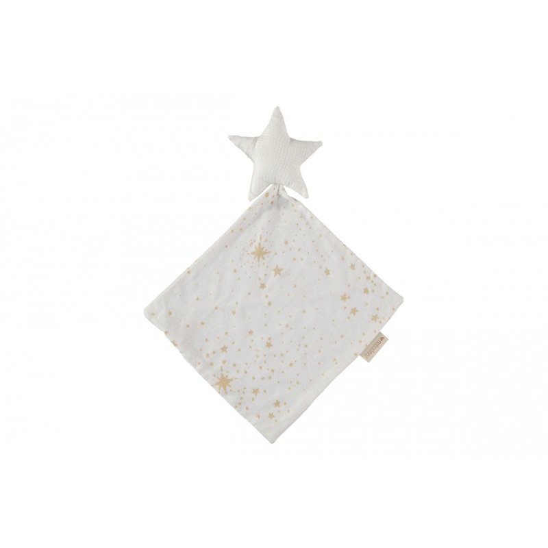 nobodinoz Star Doudou Gold Stella/White