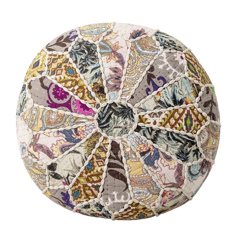 Bloomingville Gert Pouffe Multi Color