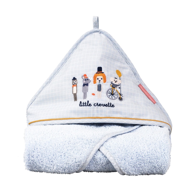 Little Crevette Hooded Towel Lucien