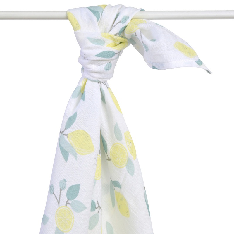 Little Crevette Large Muslin Limonade