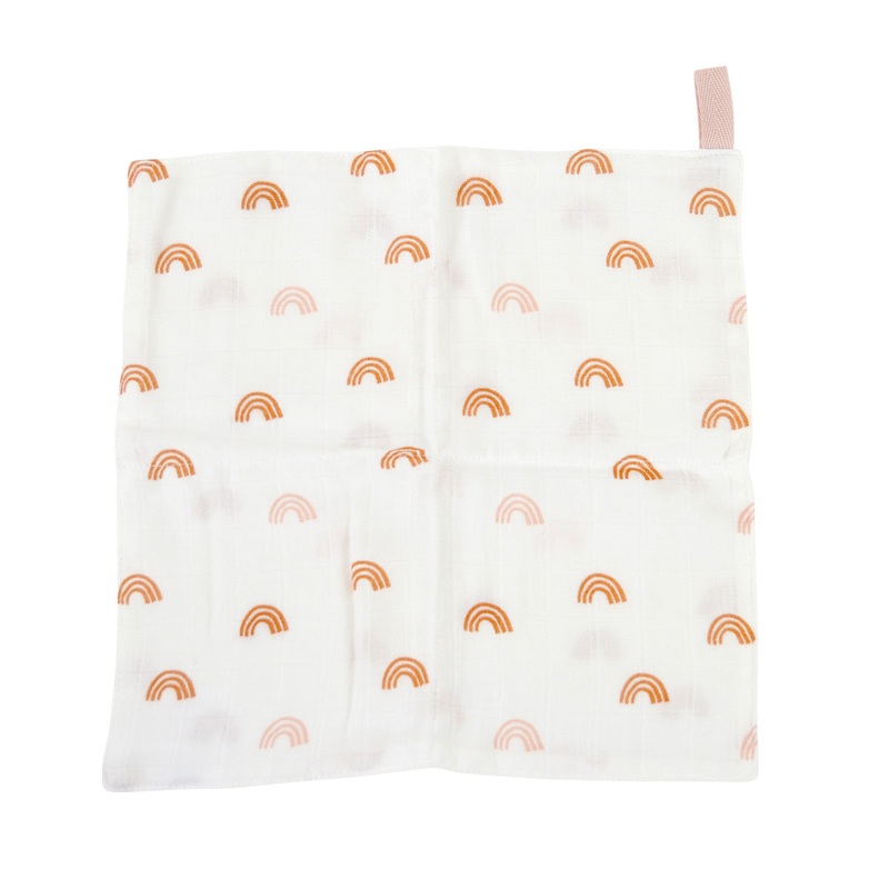 Little Crevette Set of 2 Washclothes Over The Rainbow