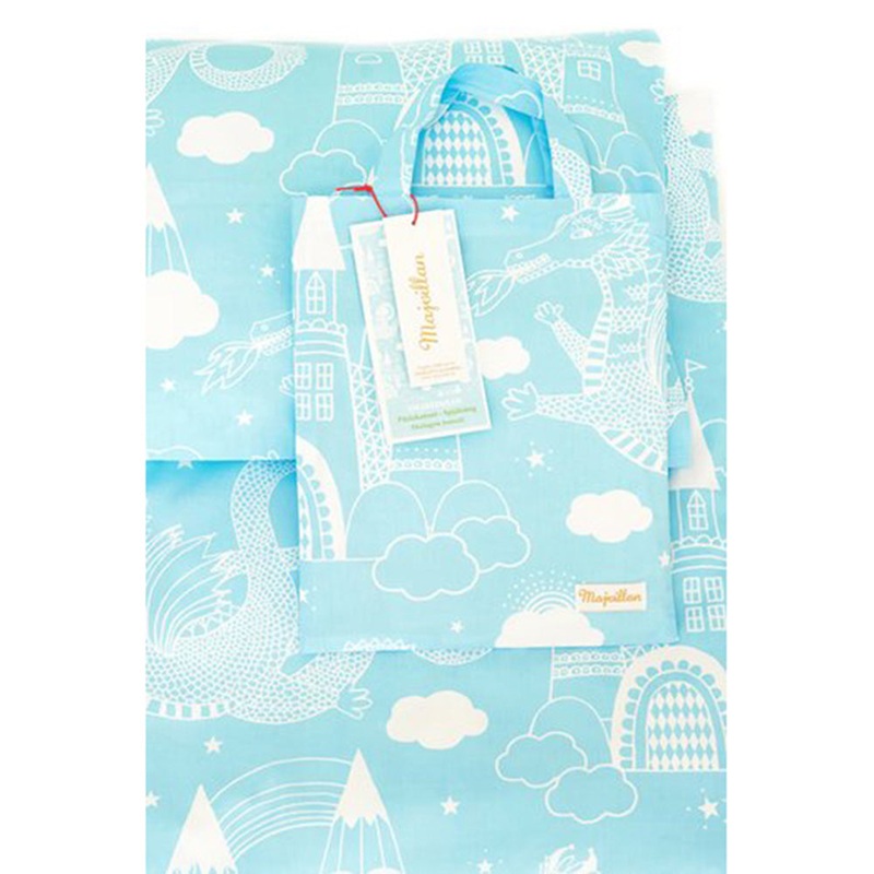 Majvillan Bedlinen Set Carriage Drakhimlen Ljusbl