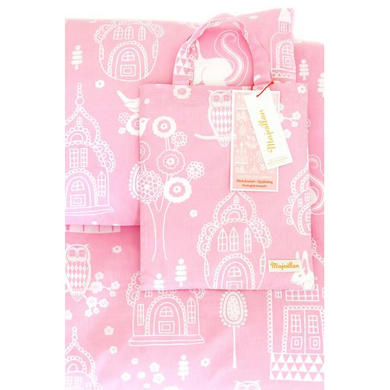 Majvillan Bedlinen Set Carriage Slottstrdgrden Rosa