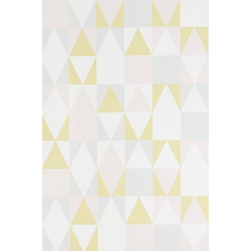 Majvillan Wallpaper Alice Pink/Yellow (Pre-Order; Est. Delivery in 2-3 Weeks)