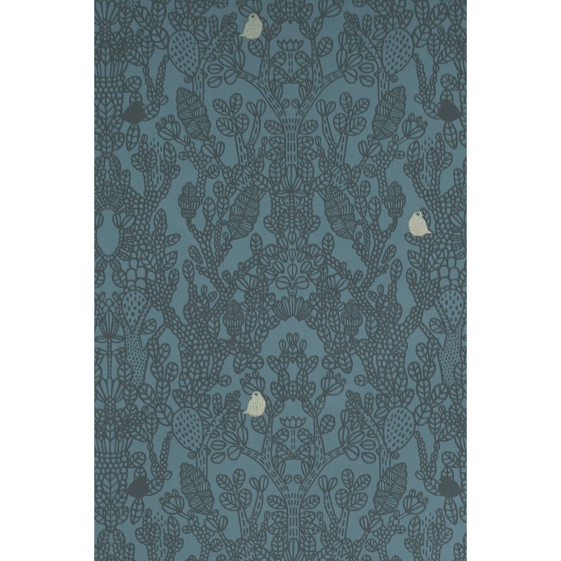 Majvillan Wallpaper Amelie Blue (Pre-Order; Est. Delivery in 2-3 Weeks)