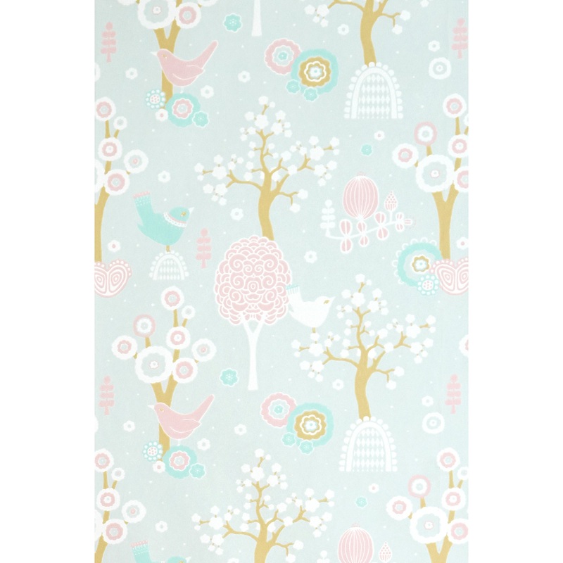 Majvillan Wallpaper Cherry Valley Grey (Pre-Order; Est. Delivery in 2-3 Weeks)