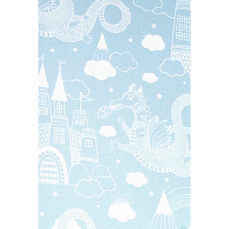Majvillan Wallpaper Dragon Sky lt Blue (Pre-Order; Est. Delivery in 2-3 Weeks)