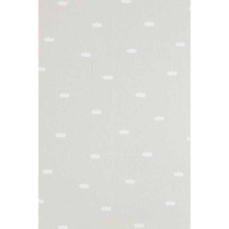 Majvillan Wallpaper Dreamy Clouds Soft Grey (Pre-Order; Est. Delivery in 2-3 Weeks)