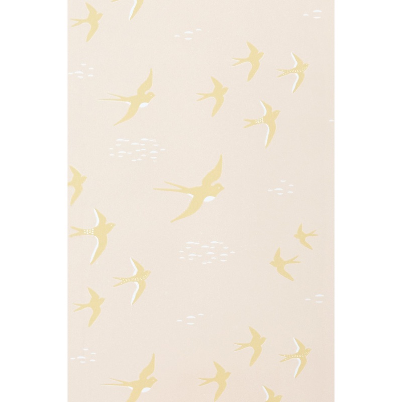 Majvillan Wallpaper Follow The Wind Sunny Pink (Pre-Order; Est. Delivery in 2-3 Weeks)