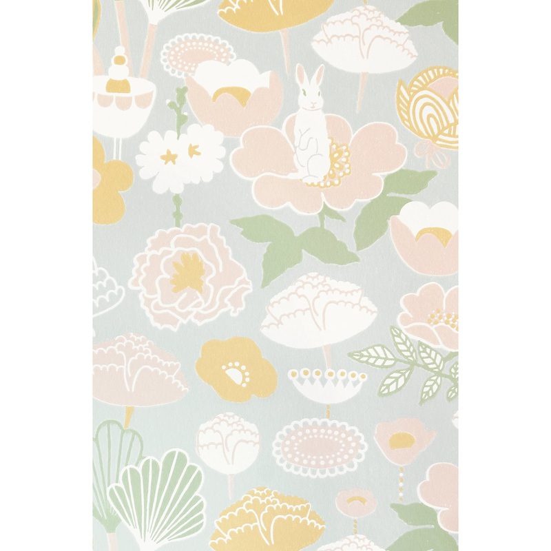 Majvillan Wallpaper Little Light Grey (Pre-Order; Est. Delivery in 2-3 Weeks)