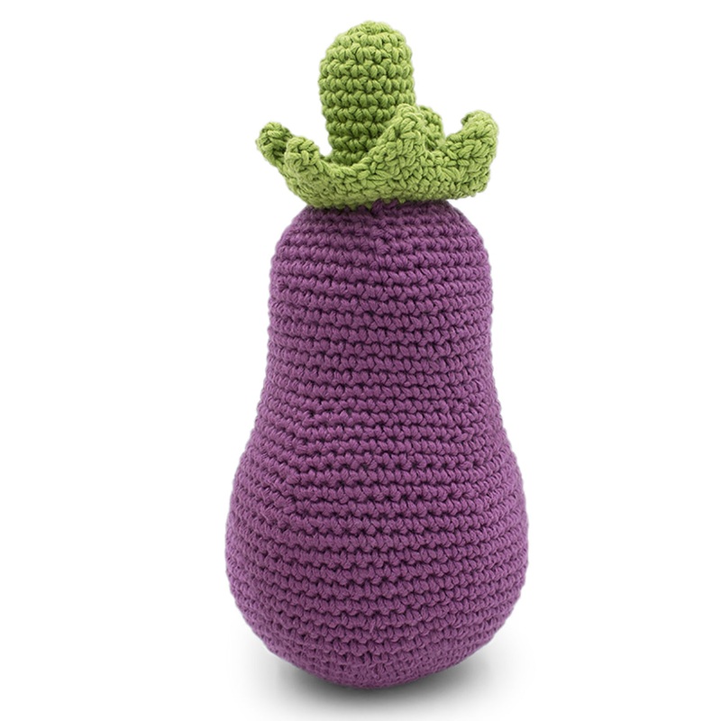 MyuM Eggplant Rattle