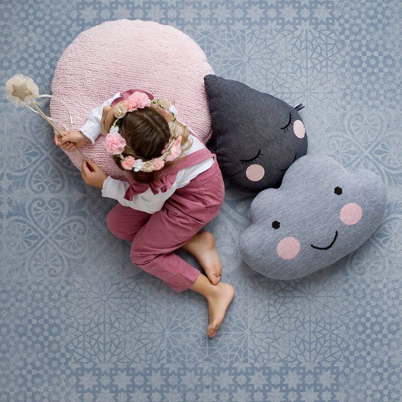 Toddlekind Prettier Puzzle Playmat Persian Smoke 120x180cm - 6 Tiles & 10 Edging Borders
