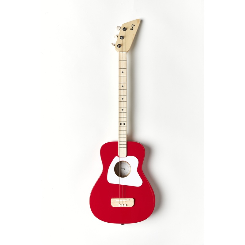 Loog Pro Acoustic Guitar - Red