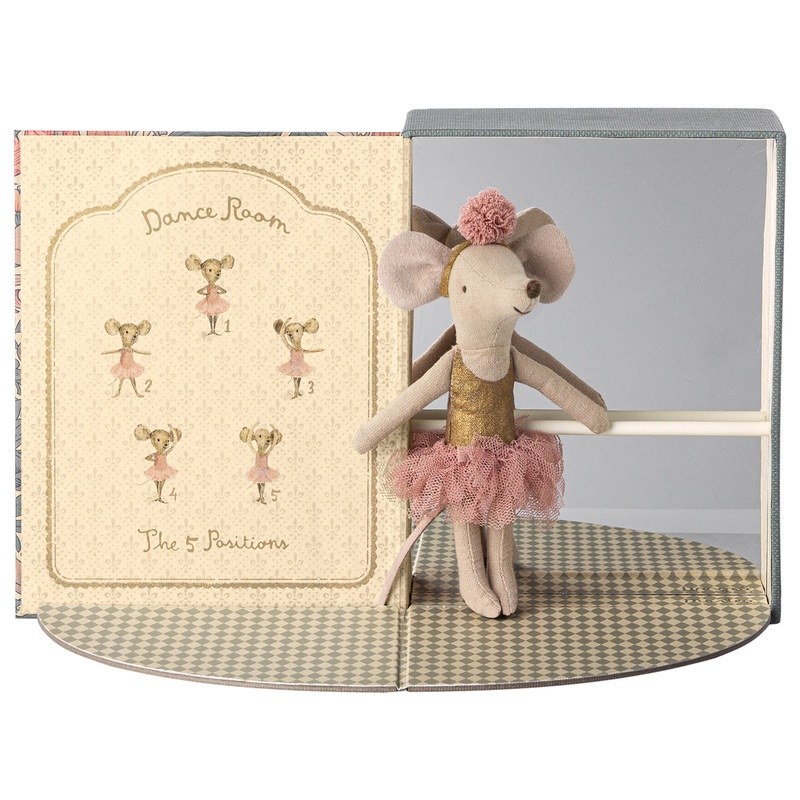 Maileg Dance Room W. Big Sister Mouse