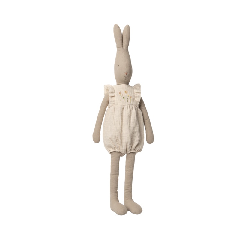 Maileg Rabbit Size 5 Jumpsuit Off White