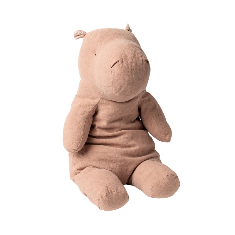Maileg Safari Friends Big Hippo Dusty Rose
