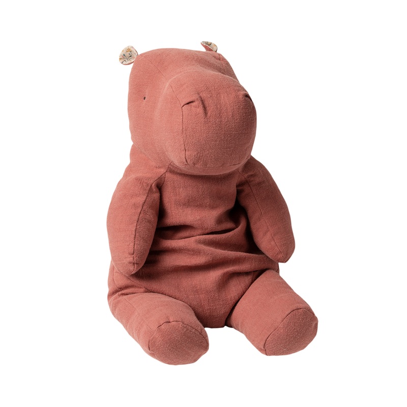 Maileg Safari Friends Large Hippo Dusty Plum