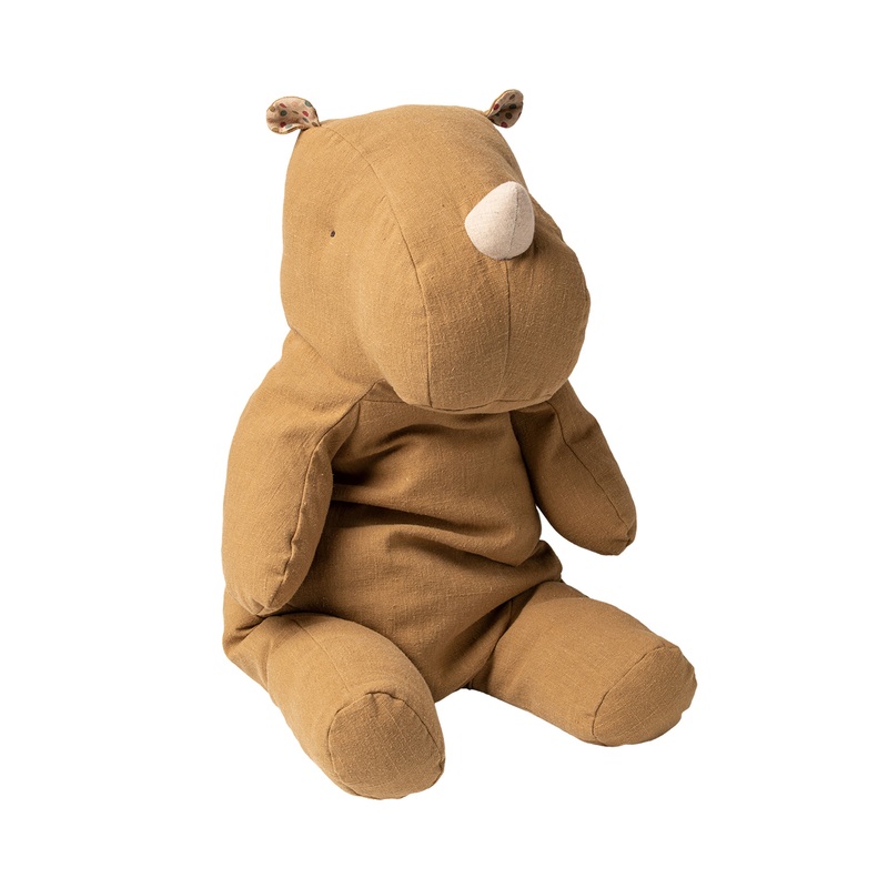 Maileg Safari Friends Large Rhino Umber