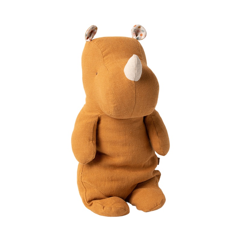 Maileg Safari Friends Medium Rhino Ocher