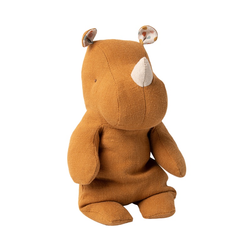 Maileg Safari Friends Small Rhino Ocher