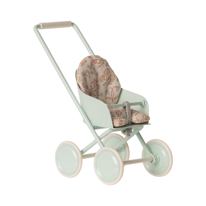 Maileg Stroller Micro Sky Blue