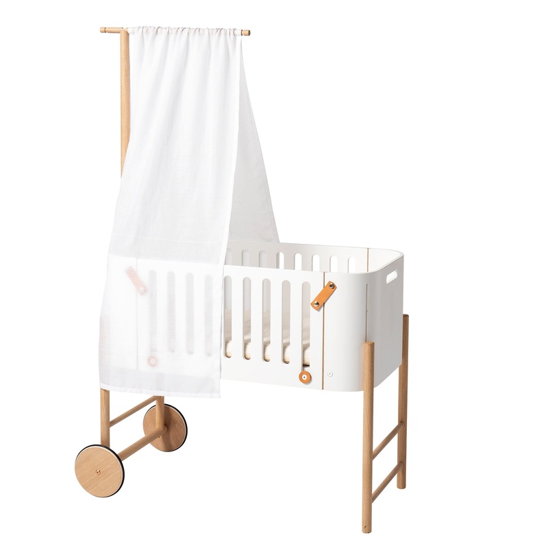 Oliver Furniture Wood Co-Sleeper White / Oak