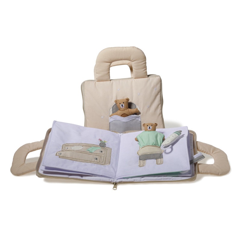 Oskar and Ellen Good Night Bear Picture Book Beige