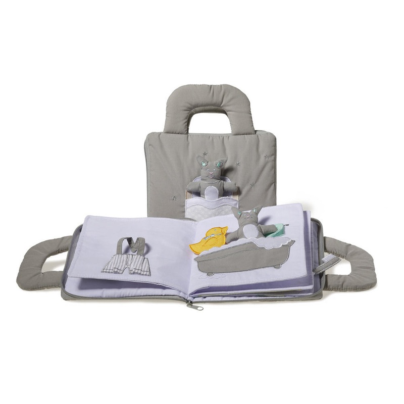 Oskar and Ellen Good Night Bunny Picture Book Grey