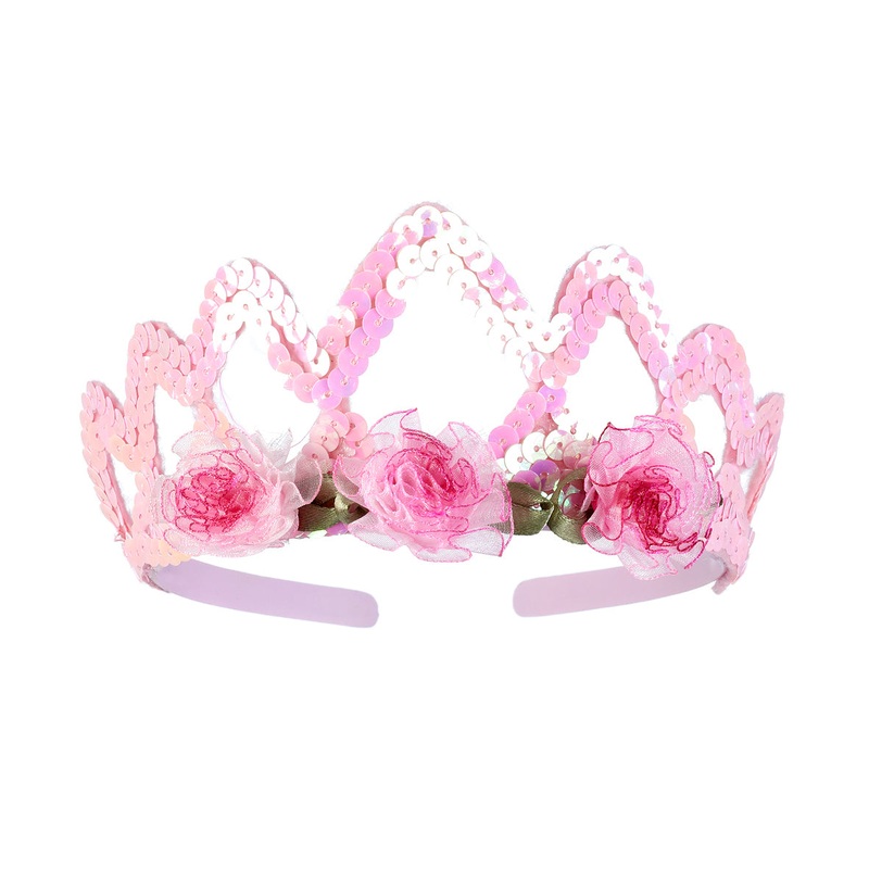 Souza Crown Sady L.Pink with Flowers