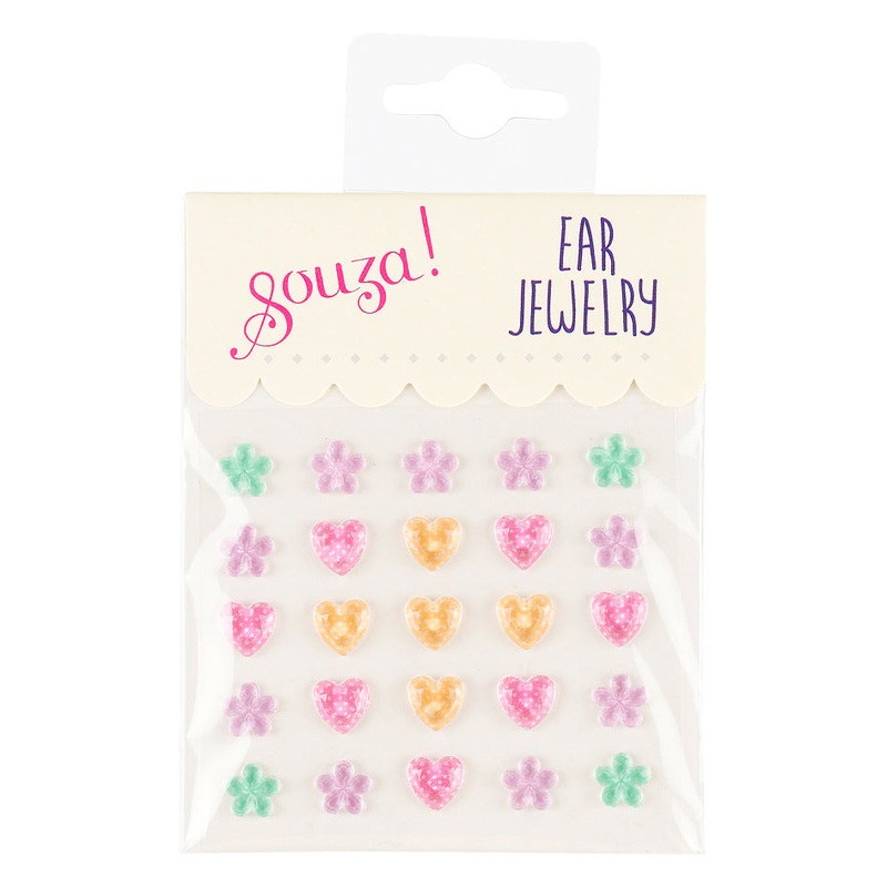 Souza Ear Stickers Flower + Hearts