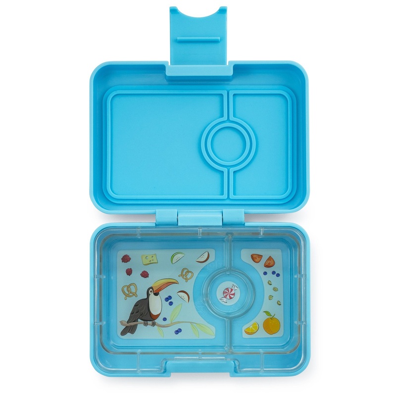 Yumbox Mini Snack Nevis Blue 3 Compartment Lunch Box