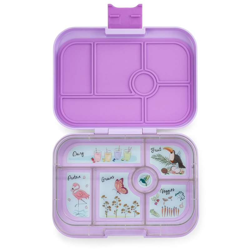 Yumbox Original Lila Purple 6 Compartment Lunch Box