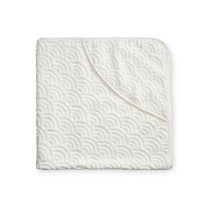 Cam Cam Copenhagen Baby Hooded Towel Off White