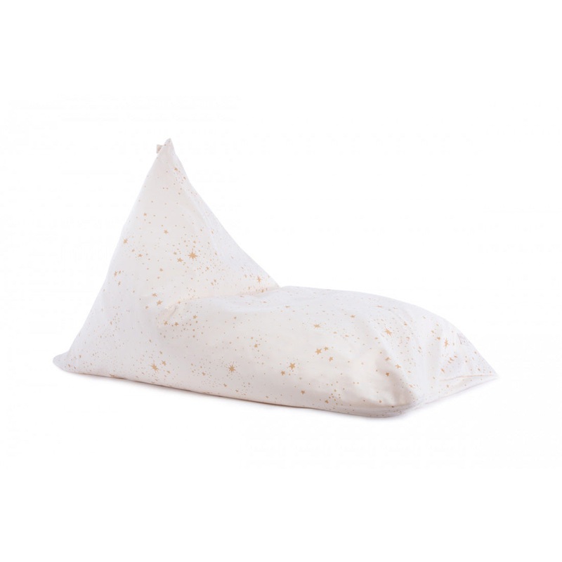 nobodinoz Beanbag Essaouira Gold Stella/Natural