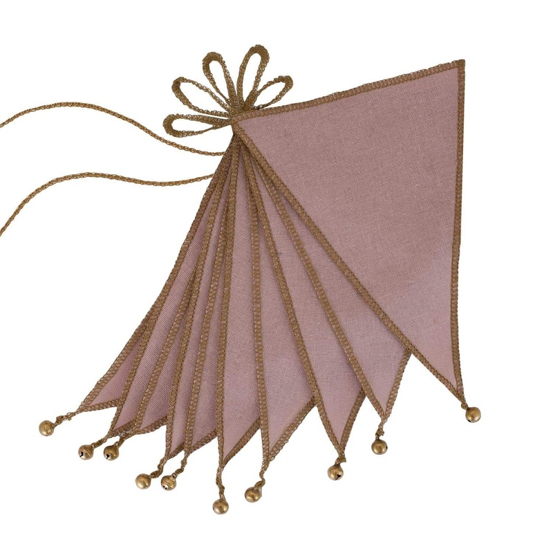 Numero 74 Bunting Garland Dusty Pink