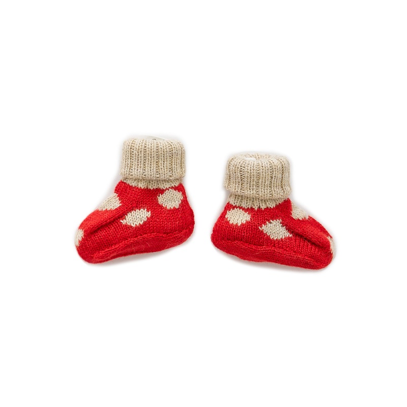 Oeuf Mushroom Booties Beige Mushroom