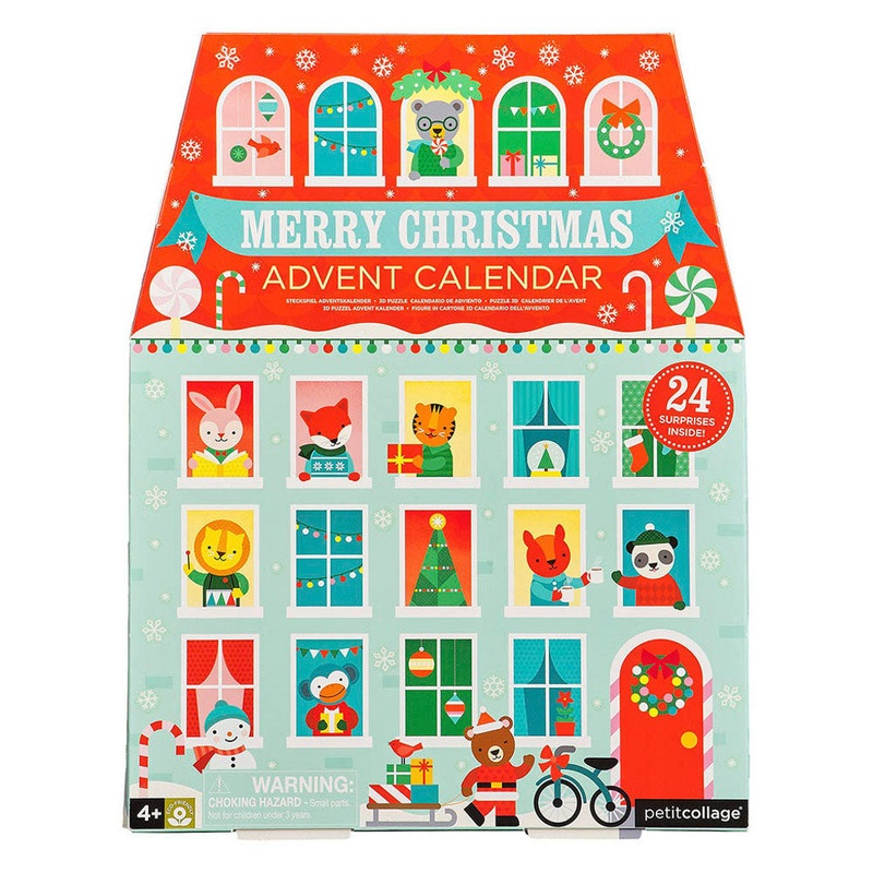 Petit Collage Advent Calendar House