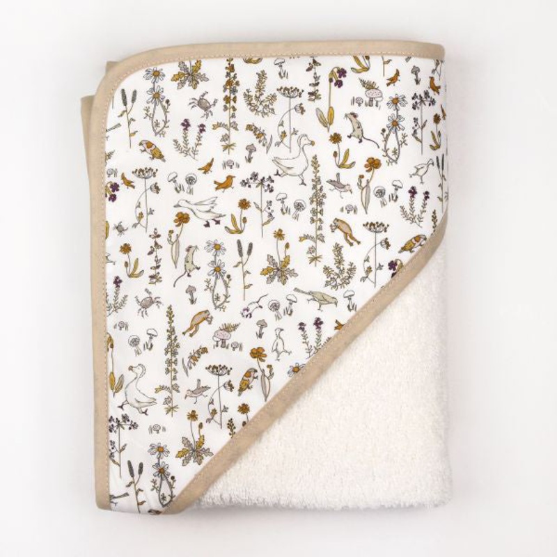 Barnab aime le caf Bath Towel Camille
