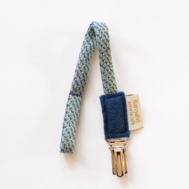 Barnab aime le caf Pacifier Holder Ocean