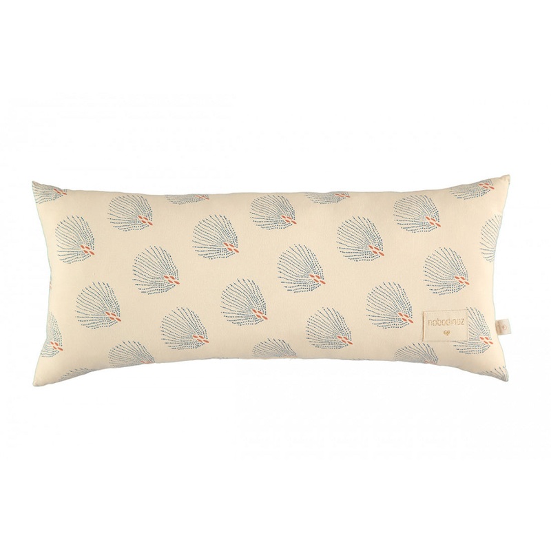 nobodinoz Hardy Long Cushion Blue Gatsby/Cream