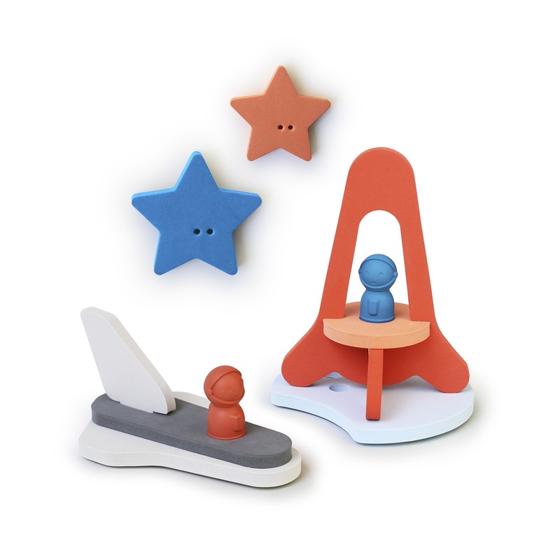 Quut Quutopia To The Moon And Back 3D Bath Puzzle